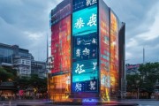 福建地标广告牌，文化与自然的融合与未来展望