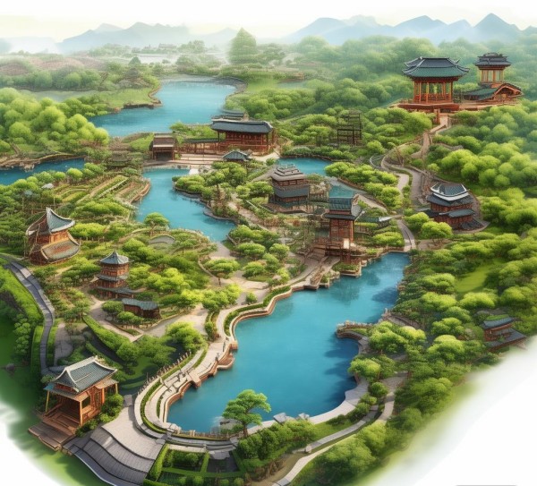 魏县锦泽园规划图,美丽生态,文化之旅的起点— 魏县锦泽园规划图,美丽生态,文化之旅的起点—